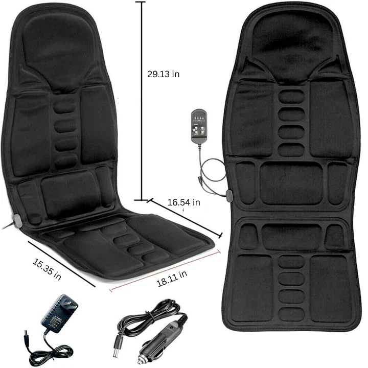 [Hometech] 8 Mode Massage Chair Pad with Heated Back Neck Cushion