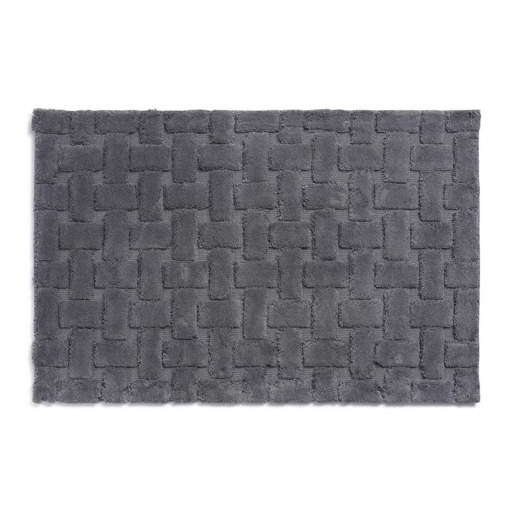 [Hometech] Jacquard Bathmat, 70x120 cm, Dark Grey