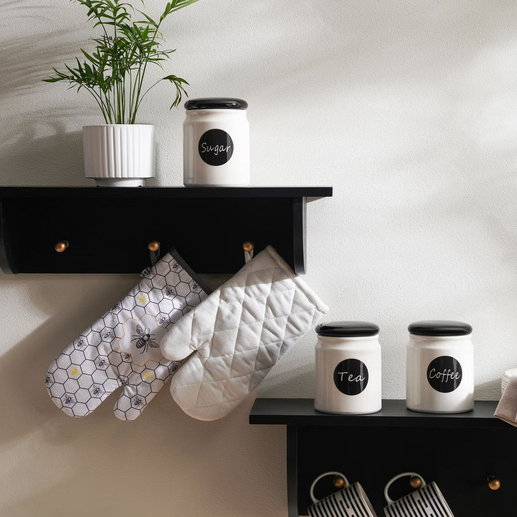 [Hometech] Aros Coffee Canister 800ml, White