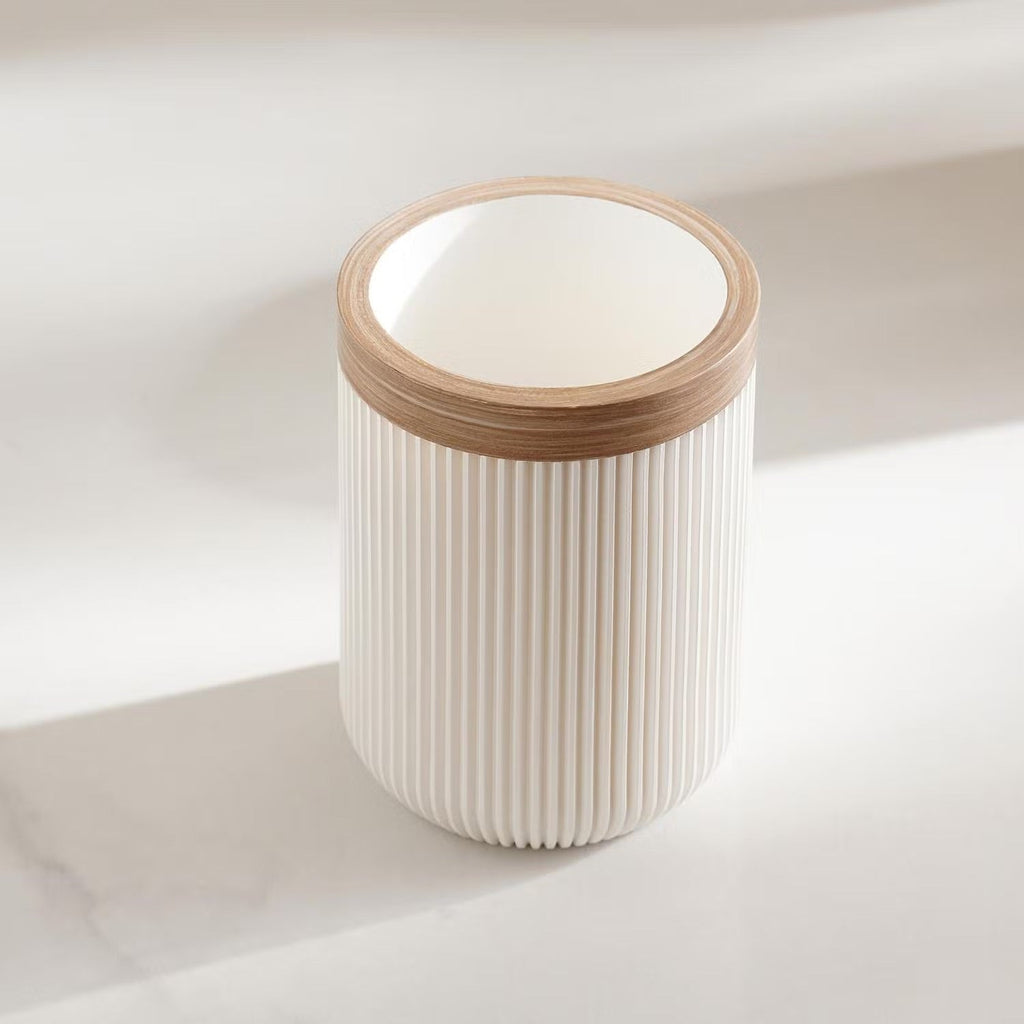 [Hometech] Soap Dish, Dispenser & Tumbler Set for Bathroom, White