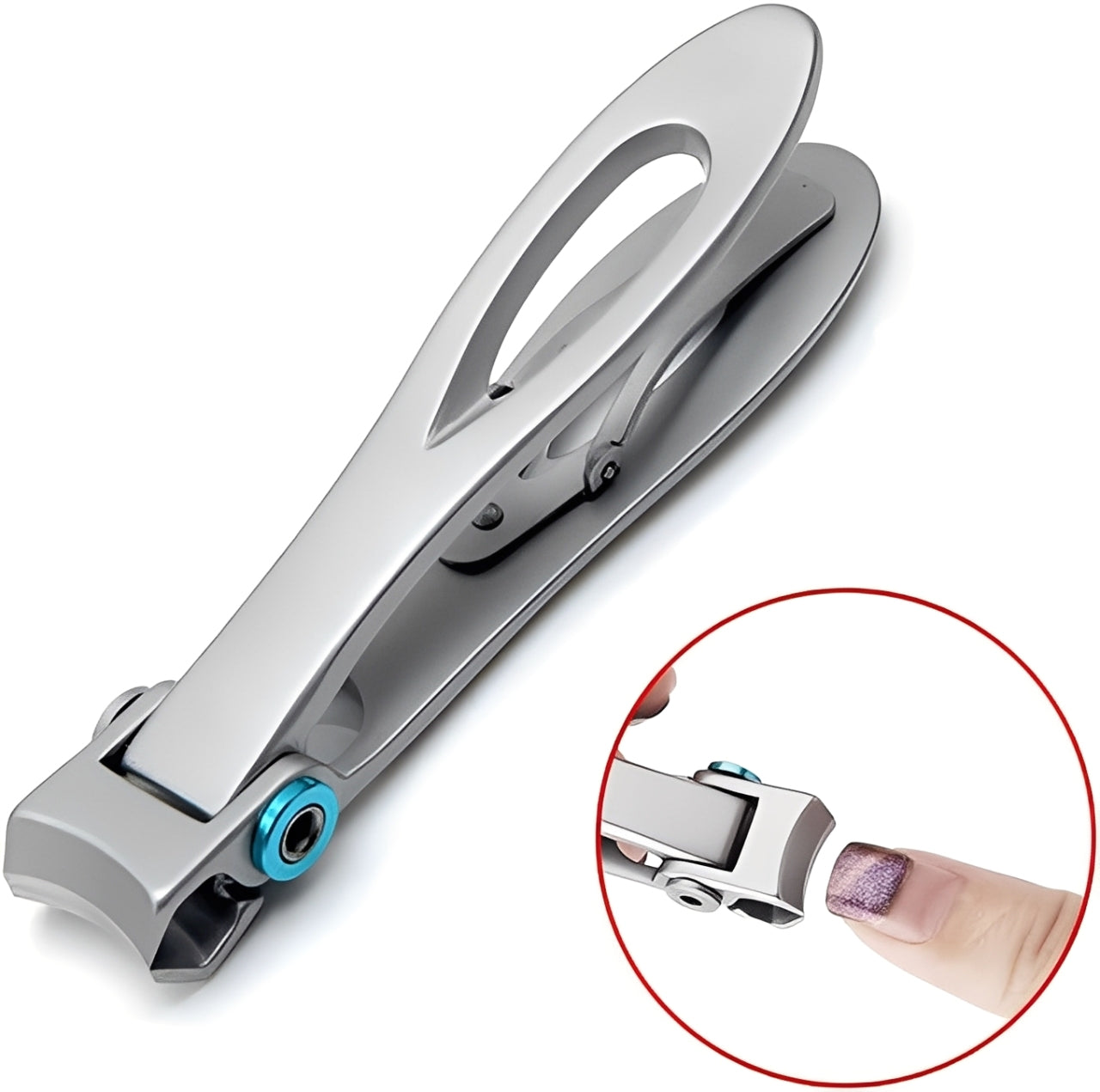[Hometech] Ergonomic Stainless Steel Nail Clipper for Thick Nails