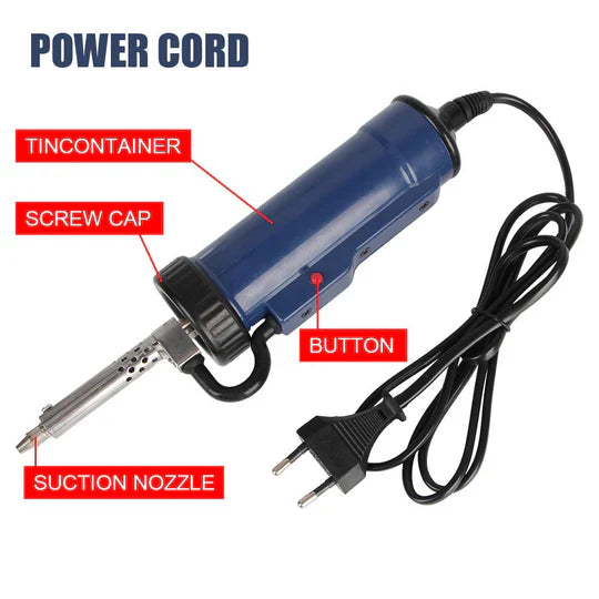[Hometech] Electric Desoldering Device with Trigger Control and 3 Nozzles
