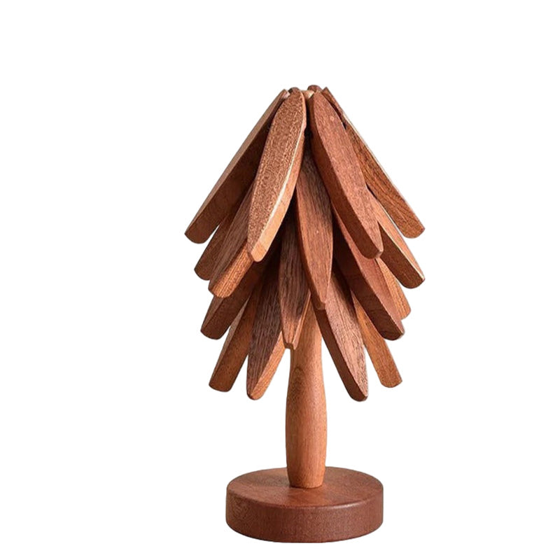 [Hometech] Wood Pot Holder with Heat-Resistant Surface