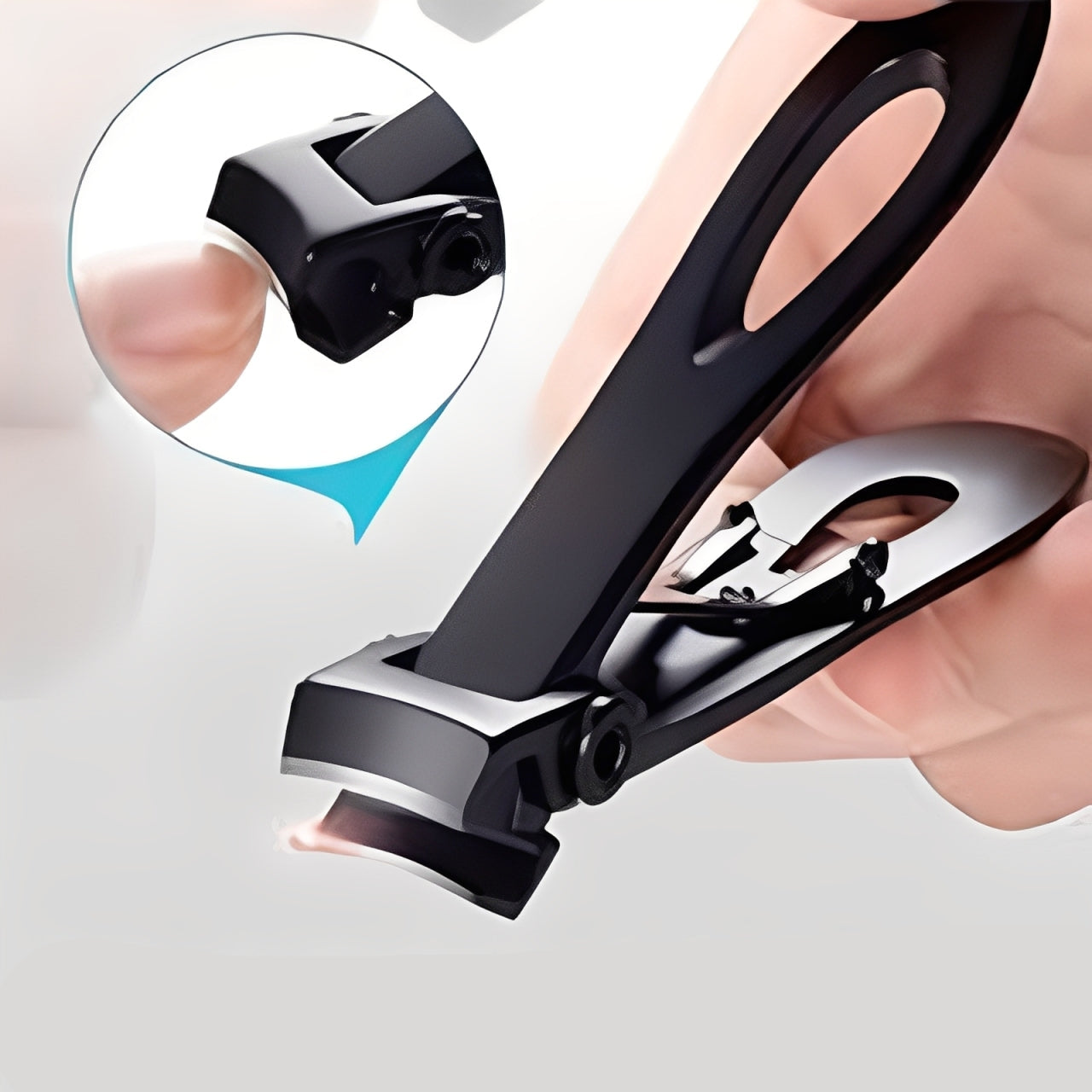 [Hometech] Ergonomic Stainless Steel Nail Clipper for Thick Nails