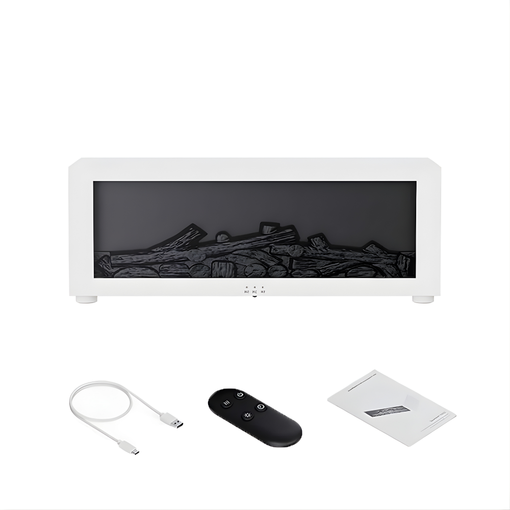 [Hometech] Air Humidifier and Air Purifier with Aromatherapy Flame Effect