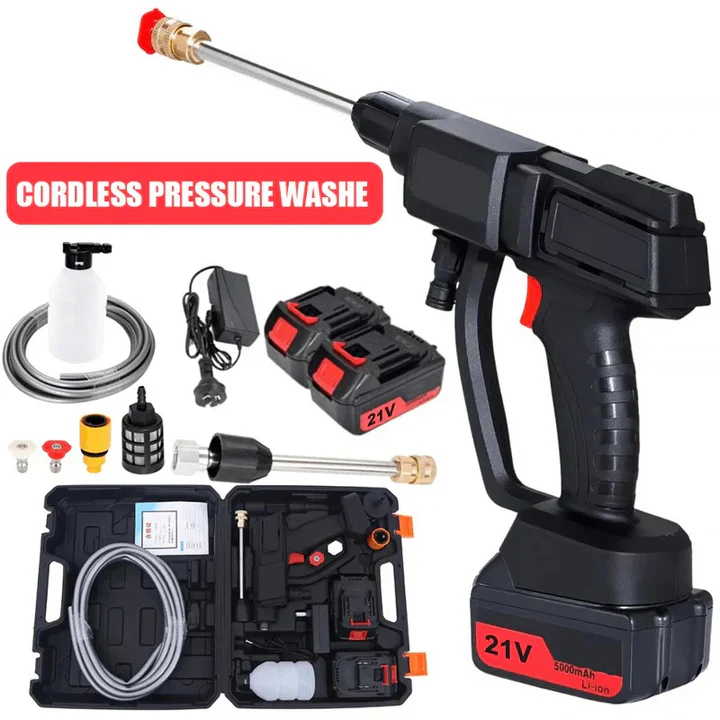 [Hometech] Cordless High Pressure Washer with 2 Batteries