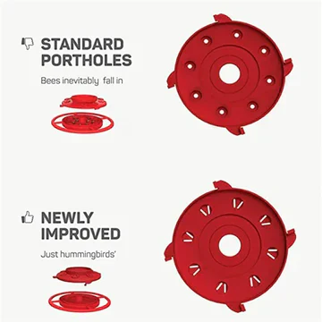 [Hometech] Hanging Bee Proof Hummingbird Water Feeders with Perch