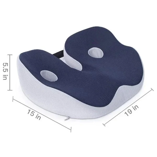 [Hometech] Adjustable Memory Foam Sit Bone Relief Seat Cushion