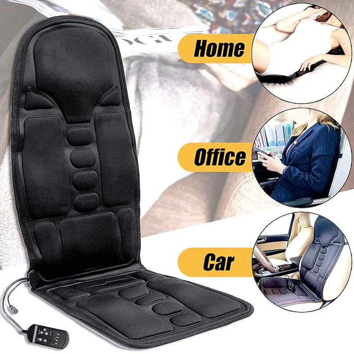 [Hometech] 8 Mode Massage Chair Pad with Heated Back Neck Cushion