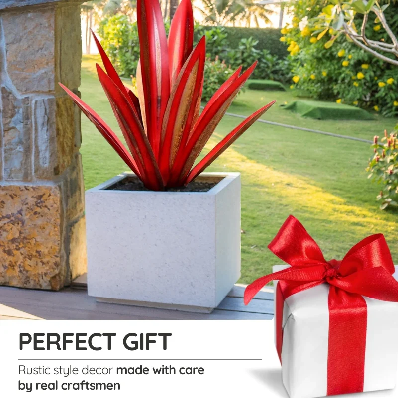[Hometech] Agave Americana Metal Decorative Plant