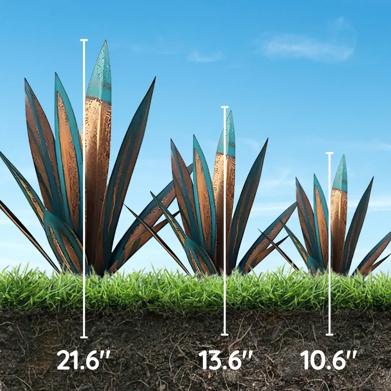 [Hometech] Agave Americana Metal Decorative Plant