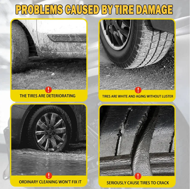 [Hometech] Tire Shine Spray, Set of 2