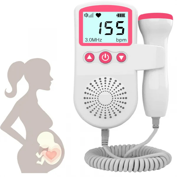 [Hometech] Fetal Doppler Heart Rate Monitor with Sound Detector