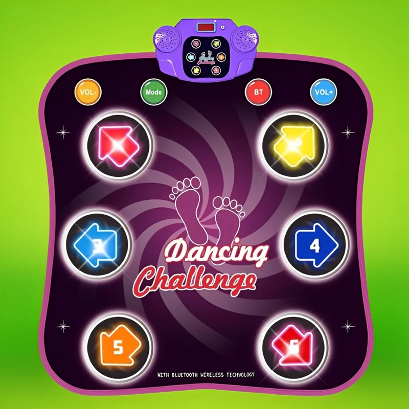 [Hometech] Interactive Dance Mat with 5 Levels of Fun and Challenges for Kids