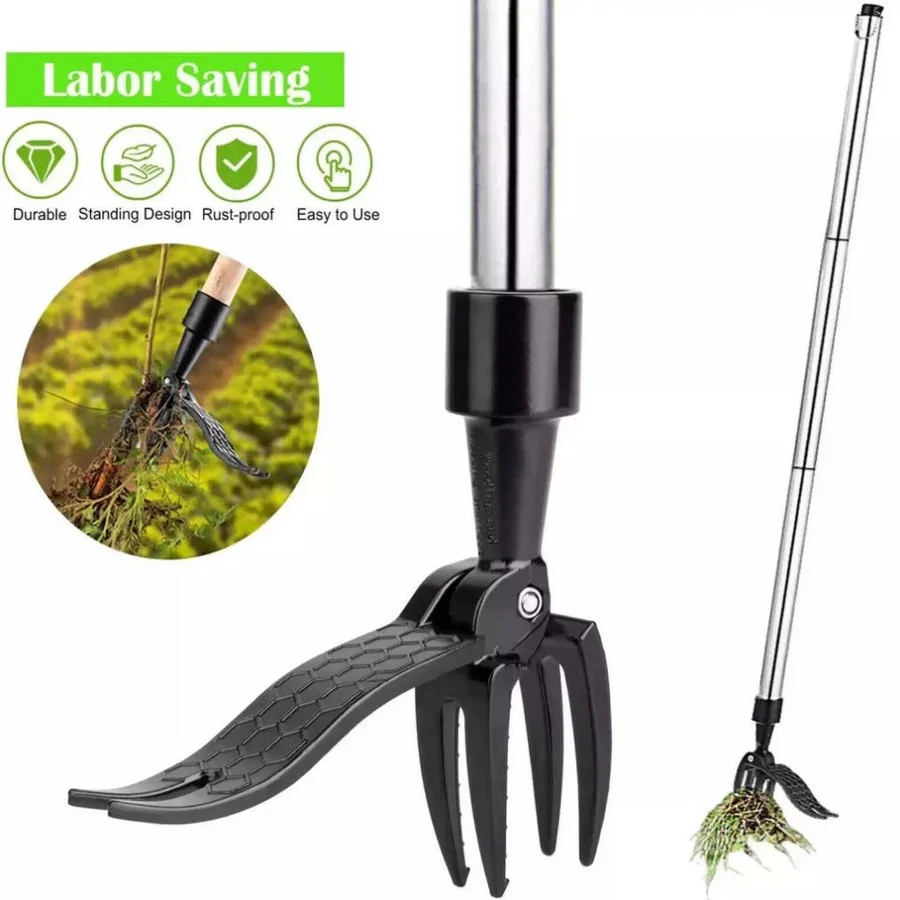 [Hometech] Stand up Weed Puller Tool with Stick