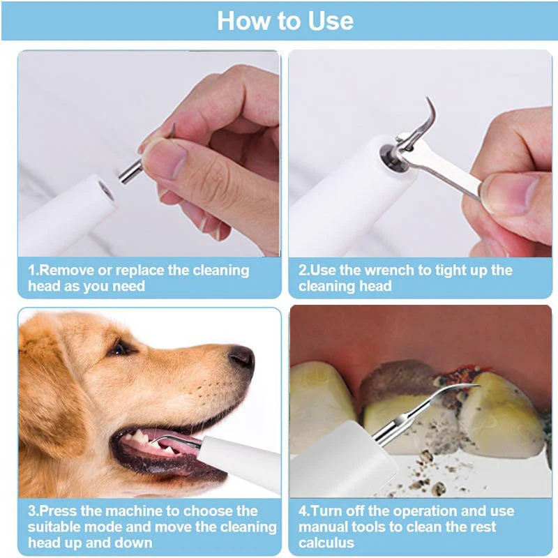 [Hometech] Dog Plaque, Tartar & Calculus Remover