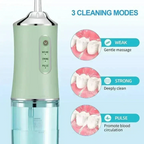 [Hometech] Rechargeable Water Flosser with Replaceable Nozzles