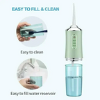 [Hometech] Rechargeable Water Flosser with Replaceable Nozzles