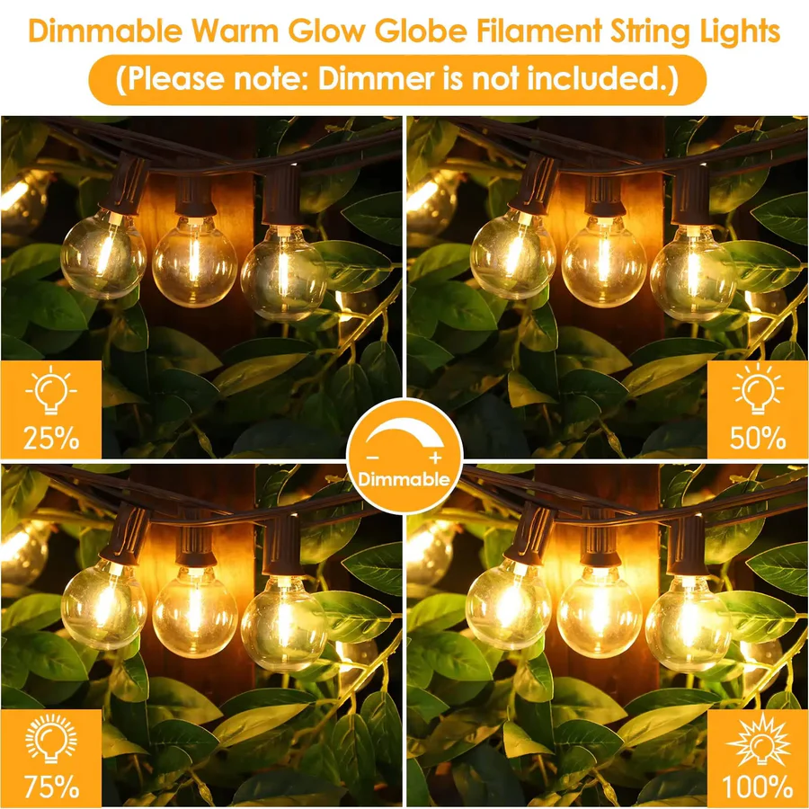 [Hometech] LED Outdoor String Lights