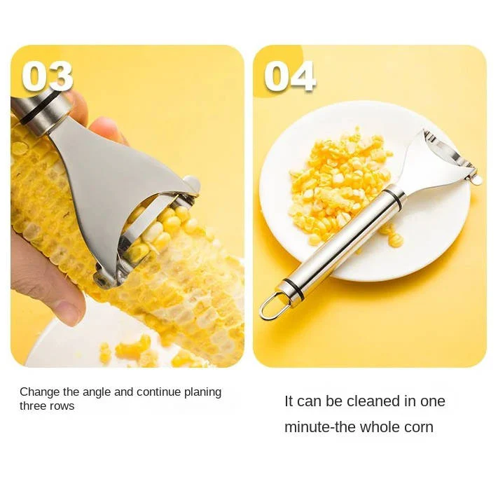 [Hometech] Stainless Steel Corn Peeler with Ergonomic Grip