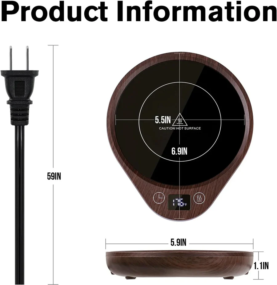 [Hometech] Electric Coffee Mug Warmer, Keeps Your Drink Warm