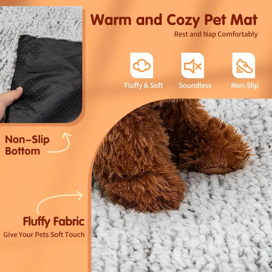 [Hometech] Cat Heating Pad and Dog Warming Pad, Non-Electric & Washable