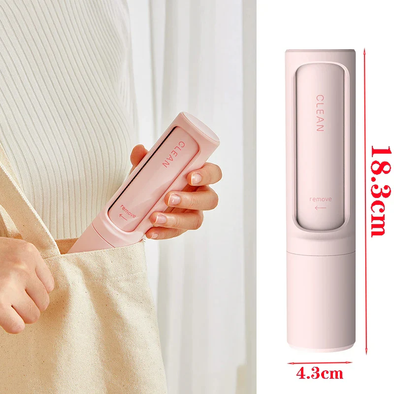 [Hometech] Reusable Lint Roller with Inbuilt Pet Hair Remover Brush