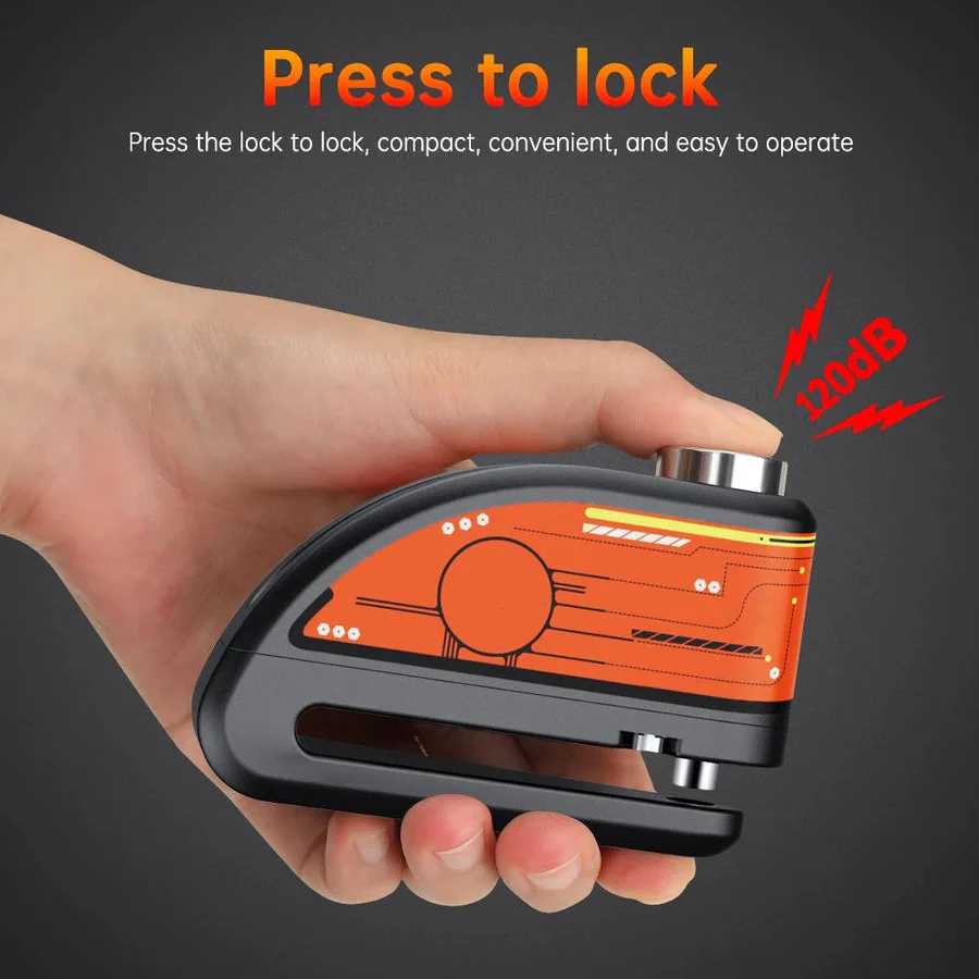 [Hometech] Motorcycle Disc Lock Alarm with 120dB Siren