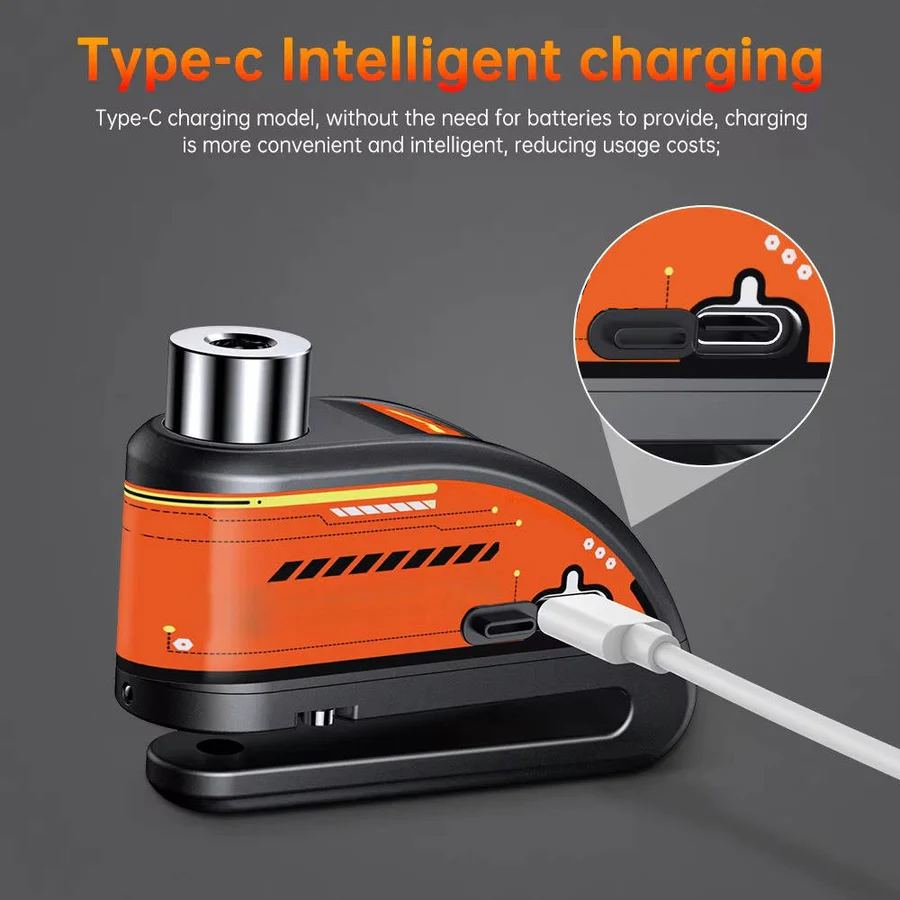 [Hometech] Motorcycle Disc Lock Alarm with 120dB Siren