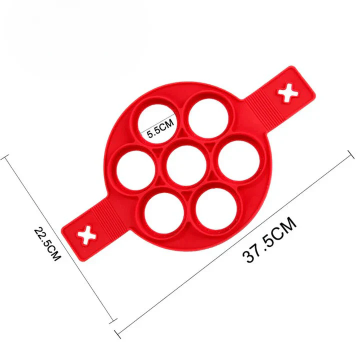 [Hometech] Non-Stick Aluminum Pancake Pan with Multiple Compartments, 15 in