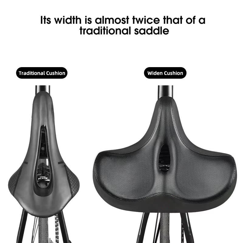 [Hometech] Memory Foam Bike Saddle with Ventilation for Long Rides