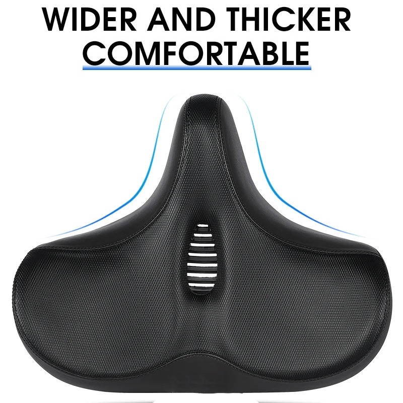 [Hometech] Memory Foam Bike Saddle with Ventilation for Long Rides