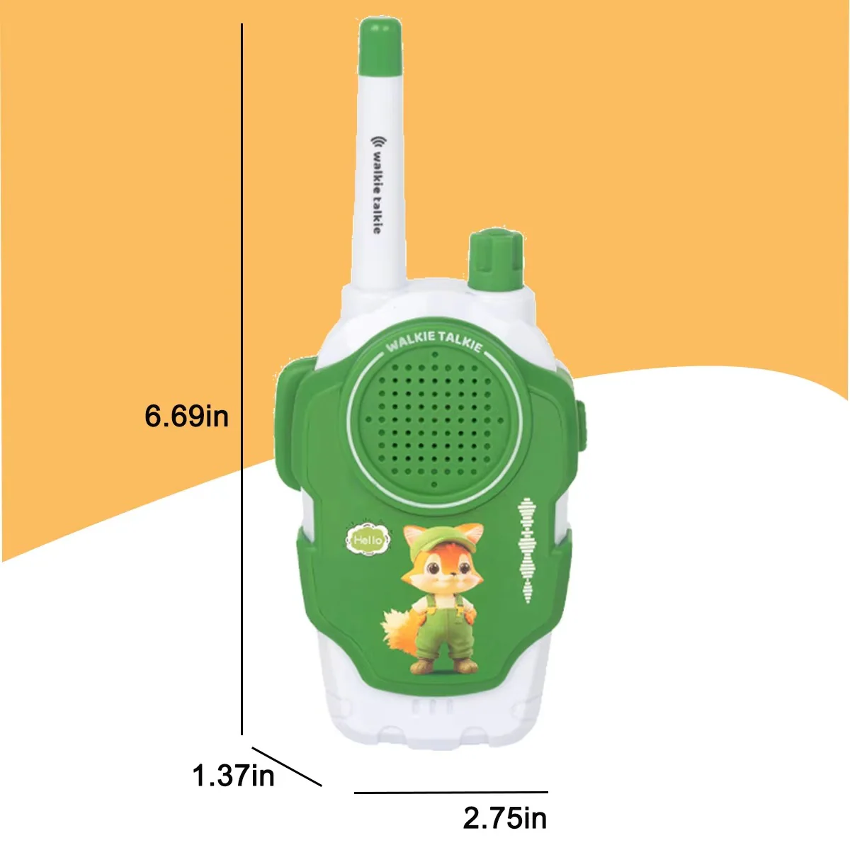 [Hometech] Kids Walkie Talkies – Range Adventure Radios, Set of 2
