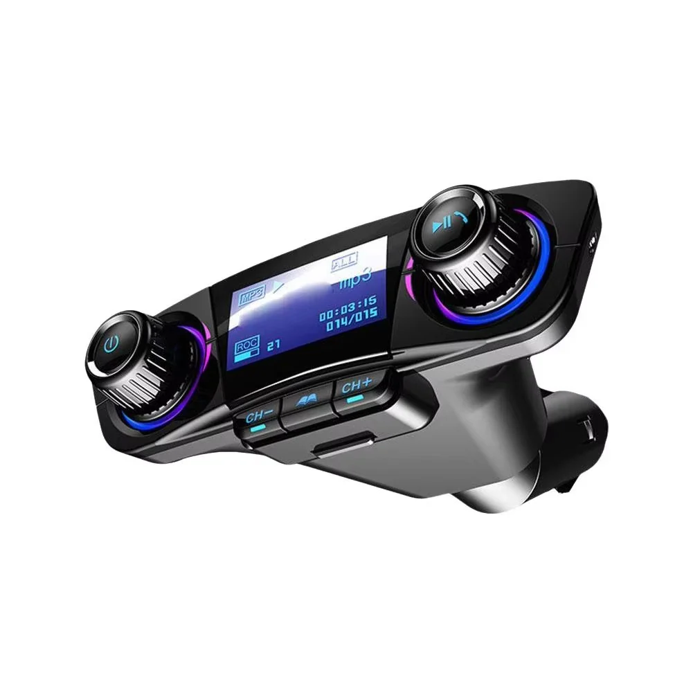 [Hometech] Bluetooth 5.0 Car FM Transmitter with USB Charger