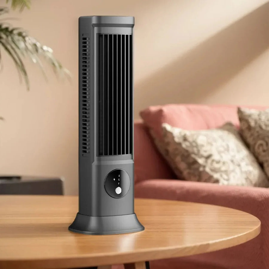 [Hometech] Mini Rechargeable Air Conditioning Desk Fan