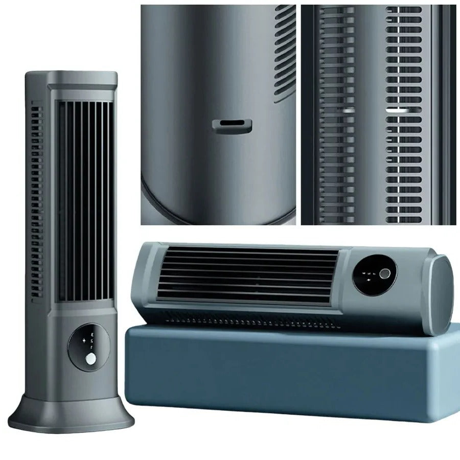 [Hometech] Mini Rechargeable Air Conditioning Desk Fan