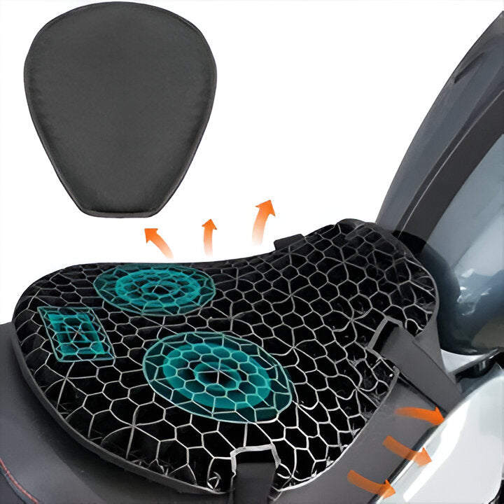[Hometech] Motorcycle Gel Seat Pad for Long Distance Rides