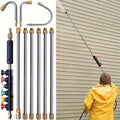 [Hometech] 4000 PSI Telescoping High Pressure Washer Wand Set for Gutter & Roof Drainage & Walls Cleaning