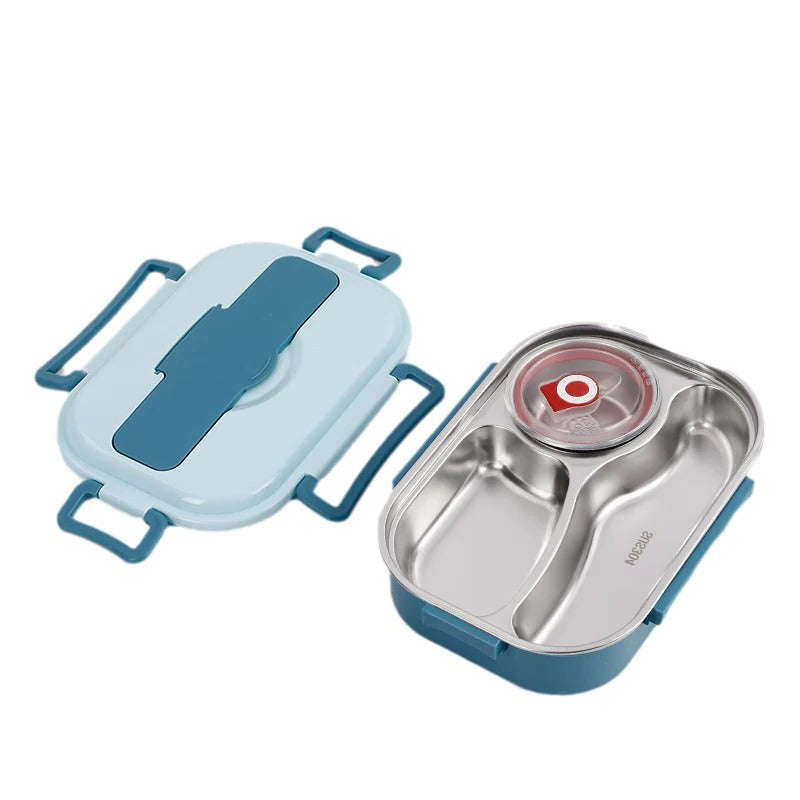 [Hometech] Thermal Lunch Box with 4 Compartments, Stainless Steel