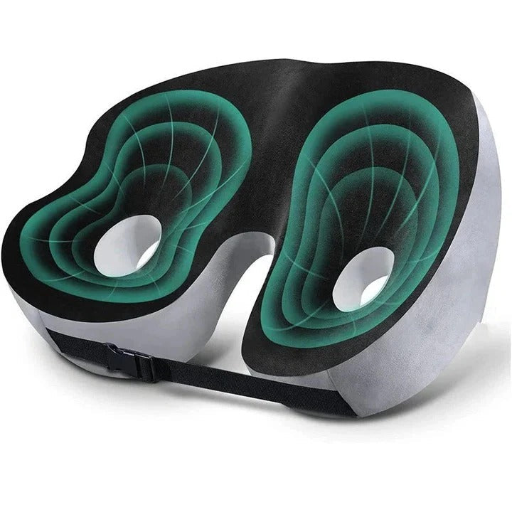 [Hometech] Adjustable Memory Foam Sit Bone Relief Seat Cushion