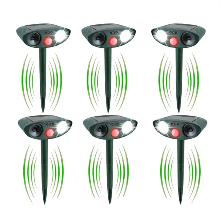 [Hometech] Solar Powered Ultrasonic Chipmunk Repeller