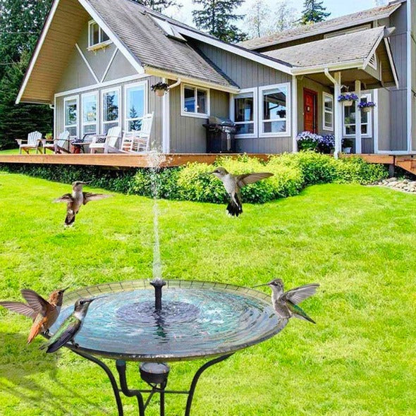 [Hometech] Solar Powered Garden Fountain Pump