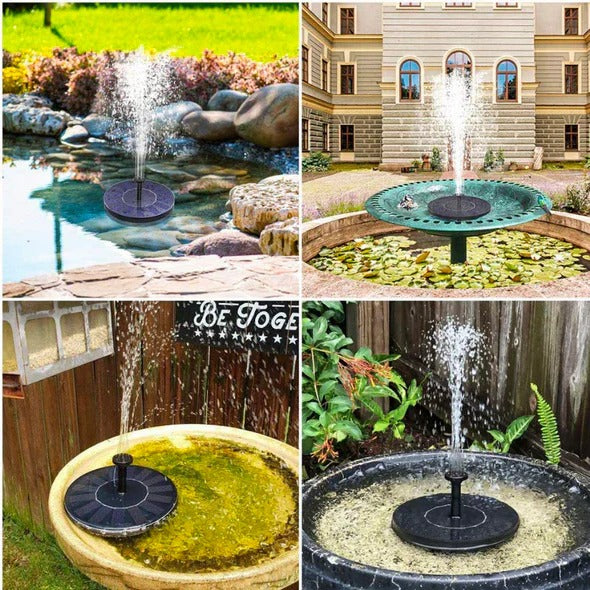 [Hometech] Solar Powered Garden Fountain Pump