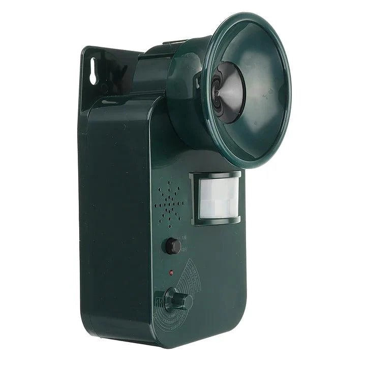 [Hometech] 5000sqft 9v Dc Ultra Sonic Cordless Pest Animal Repeller Outdoor Safely Repel Various Animal