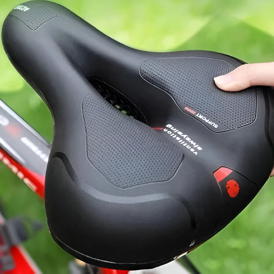 [Hometech] Cloud Saddle for Mountain Bike, Shock Absorbing Saddle for Bicycle