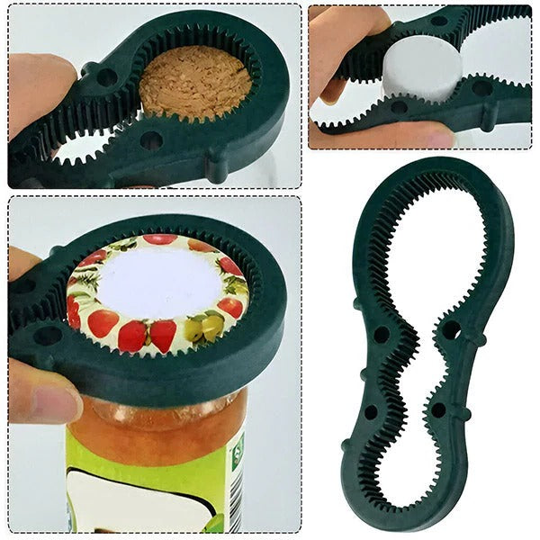 [Hometech] Hands-Free Electric Can Opener with Built-In Bottle Opener