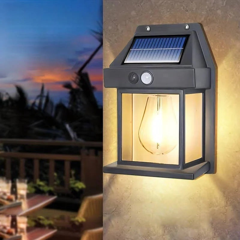 [Hometech] Solar Wall Lamp Outdoor, Set of 2
