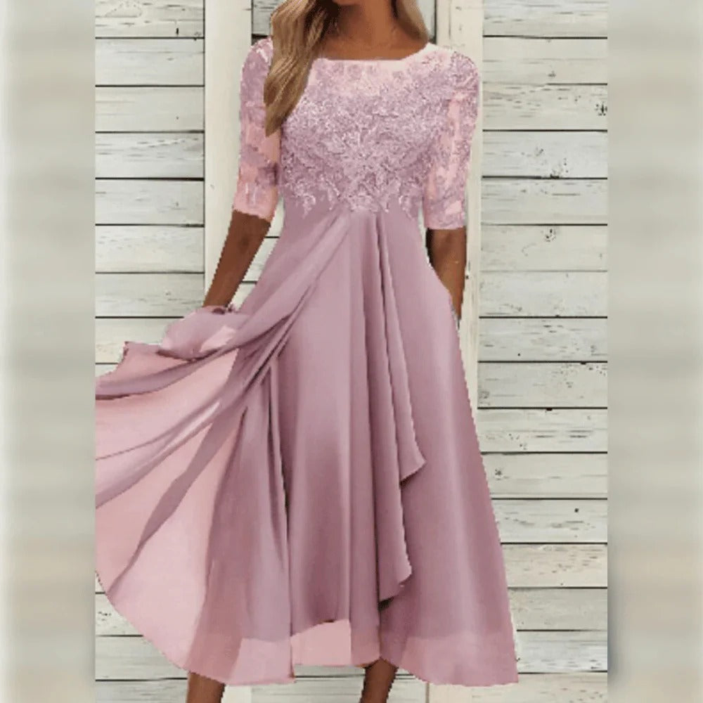 [Hometech] Women’s Elegant Dress, Comfortable, Versatile Style for Special Occasions