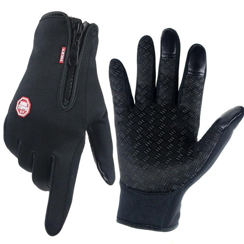 [Hometech] Ultra Thin Thermal Gloves, Unisex Touch Screen Winter Fleece Gloves