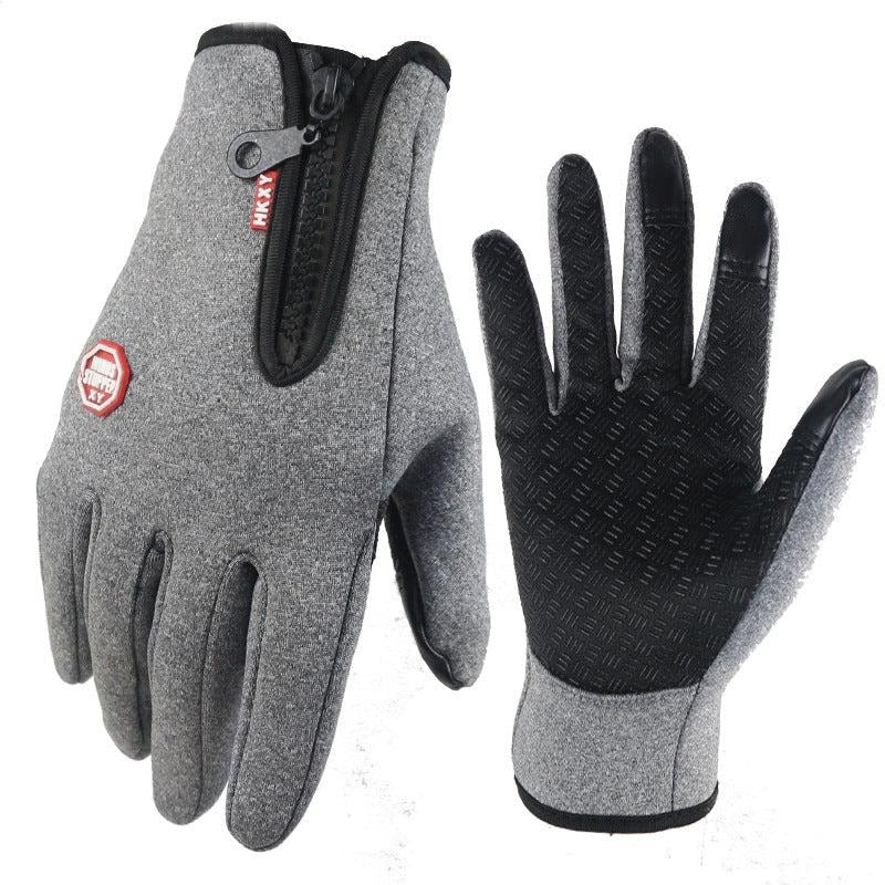 [Hometech] Ultra Thin Thermal Gloves, Unisex Touch Screen Winter Fleece Gloves